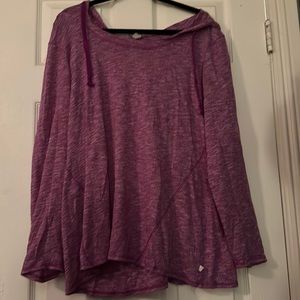 Hooded thin active sweater